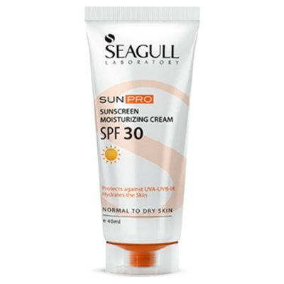 کرم ضد آفتاب و مرطوب کننده SPF30 سی گل مناسب پوست معمولی تا خشک حجم 40 میل