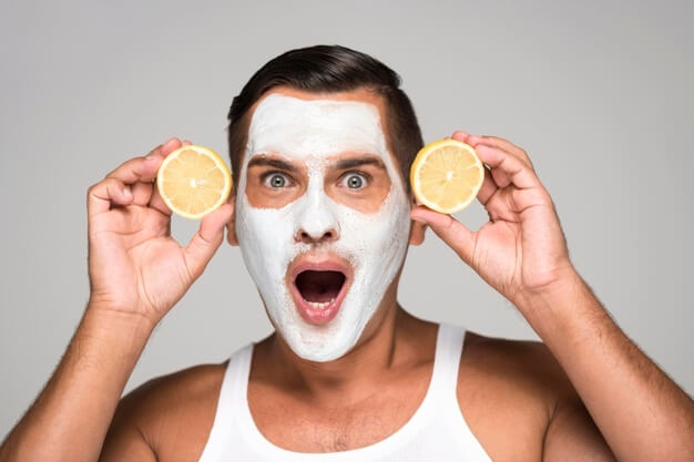 lemon face mask for men