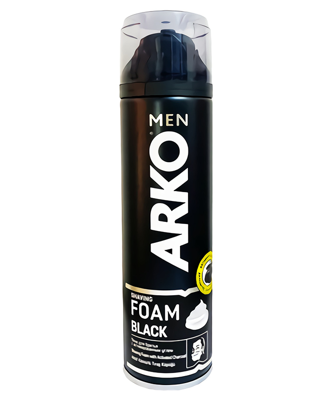 خرید فوم اصلاح آرکو من مدل BLACK حجم 200 میل