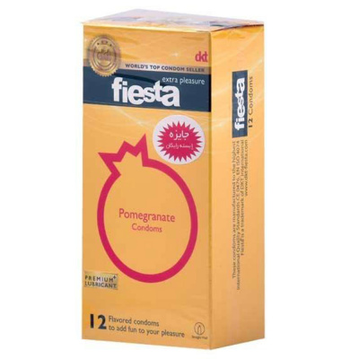 خرید کاندوم تنگ کننده واژن فیستا مدل Pomegranate بسته 12 عددی