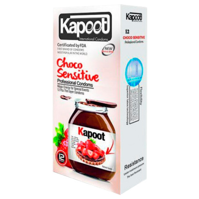 خرید کاندوم ضد حساسیت مدل Choco Sensitive کاپوت